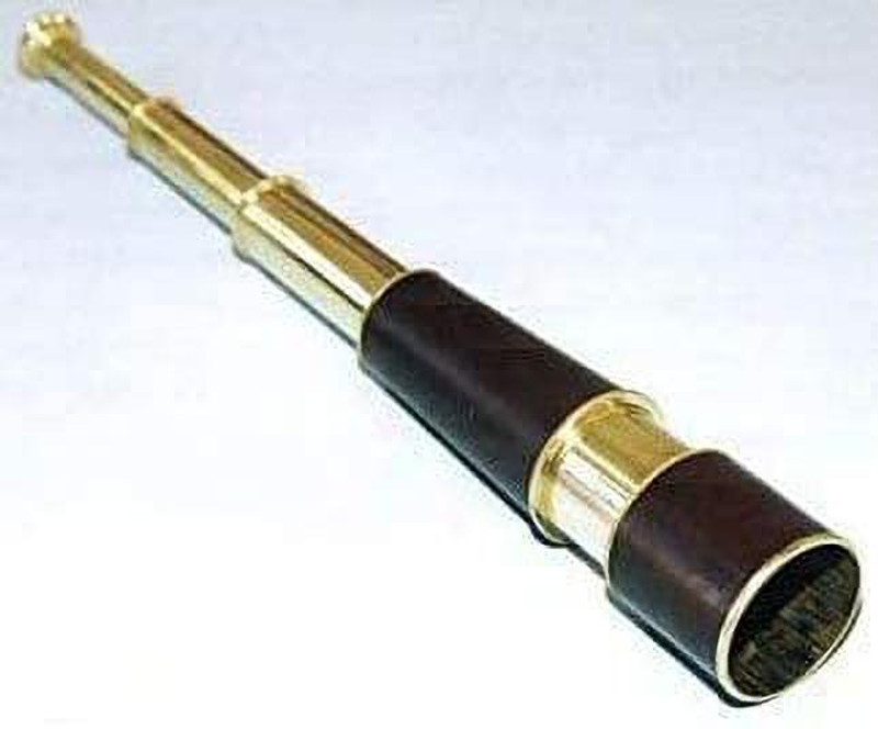 Sian Brass Handicraft Telescope Full Brass18Inch Telescope 18" Telescope for Stars Moon with Leather Catadioptric Telescope(Manual Tracking)