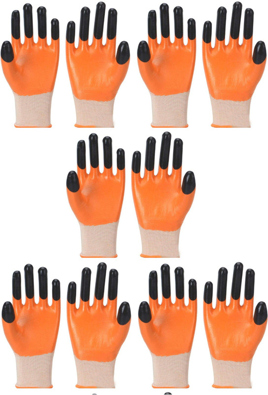 NARV 5 Superior Tiger Cut Resistant Hand Safety Cleaning Industrial Agricultural Gardening Shoulder Glove