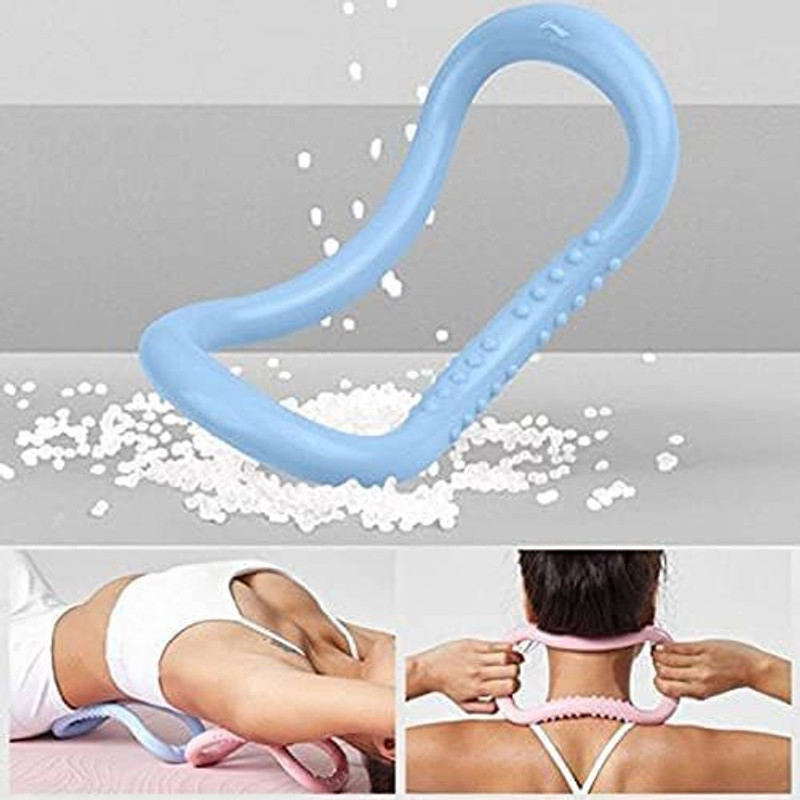 Wonder Work Yoga Ring Yoga Circle Stretch Ring Fascia Massage/Workout Pilates Ring Fitness Pilates Ring(Multicolor)