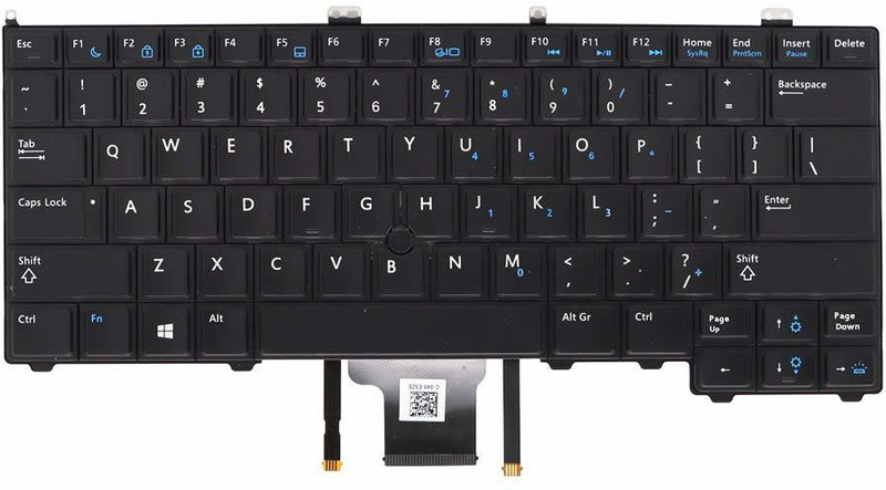 SellZone Latitude 12 7000, E7240, E7420, E7440 with Backlit Laptop Keyboard Replacement Key