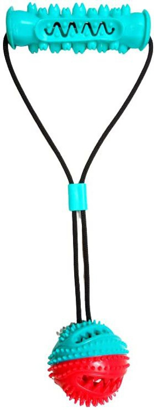 PSK PET MART Dog Rope Toy Squeaky Toy Chew Toy - Durable Suction Cup, Tug of War, Rubber Chew Toy, Rubber Toy, Rubber Toy For Dog & Cat