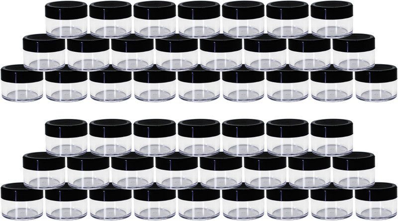 nsb herbals Plastic Utility Container - 50 ml(Pack of 12, Clear)