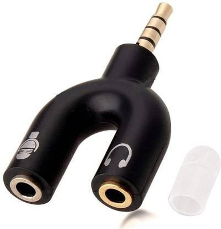 SANNO WORLD Black Type c to 3.5mm Audio Jack, 1-Plus Audio Jack Adapter, car Audio Phone Converter(Android)