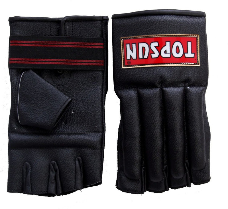Topsun Cut punching gloves Boxing Gloves(Black)