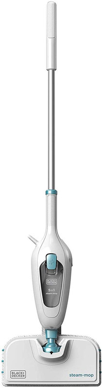 Black & Decker BLACK+DECKER FSMH13E5-QS 1300W 5-in-1 Steam Mop with 99.9% Germ Protection White Wet & Dry Vacuum Cleaner(White)