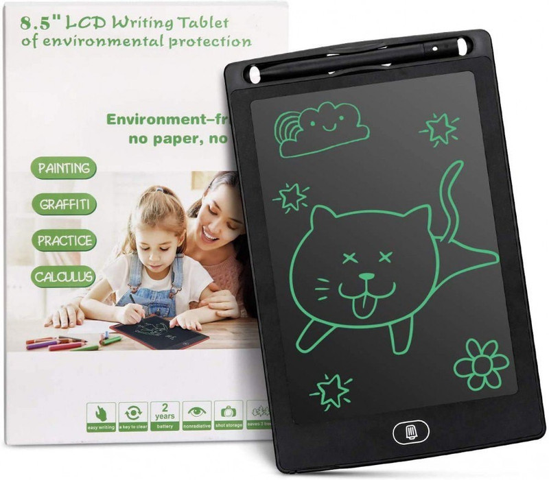 RPVENTERPRISE Digital writing pad for kids , LCD writing board 5.5 x 8.5 inch , graphic tablet Combo Set(Multicolor)