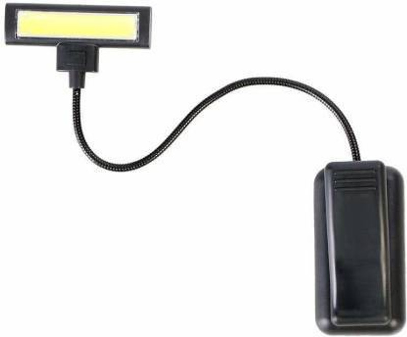 yorten LED Book Lights Sturdy Adjustable Reading Lamp Flexible Clip On Bed Light Study Lamp(12 cm, Black)