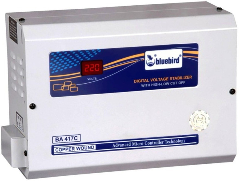 Bluebird BA417C270WOHLC 4 KVA Digital Voltage Stabilizer With Out HLC ( 170-270 V)(ESSEL GREY)