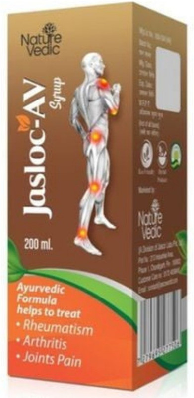 Nature Vedic Jasloc - AV Syrup For Joint Pain, Muscular Pain, Arthritis & Rheumatism | 200 ml(200 ml)