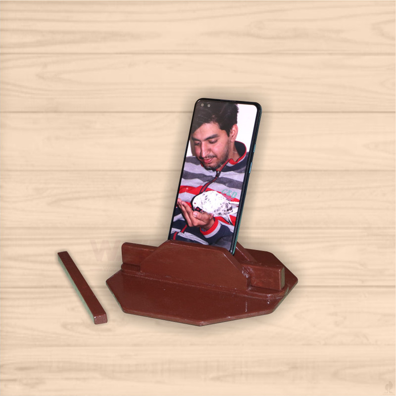 WSP Mobile & Tablet Adjustable Stand Headphone Stand(Brown)