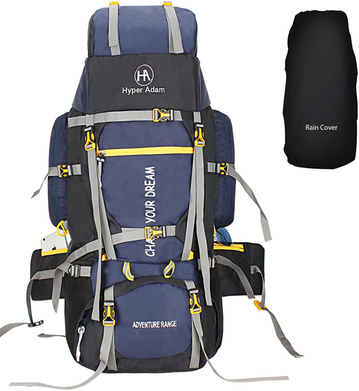 LOYAL CHOICE Travel Backpack for Outdoor Sport Camping Hiking Trekking Bag Rucksack -65L BLUE Rucksack - 65 L(Blue)
