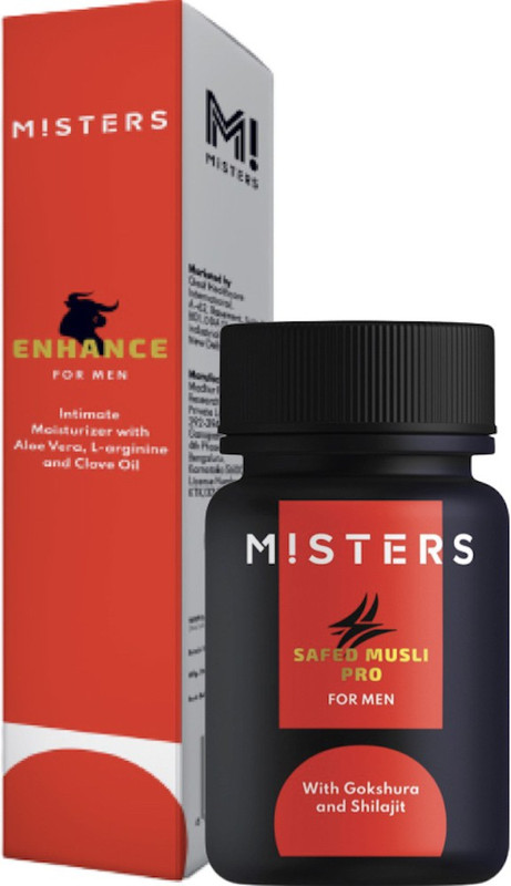 Misters Combo of Enhance Moisturizer Cream & Safed Musli Pro(Pack of 2, 170 g)