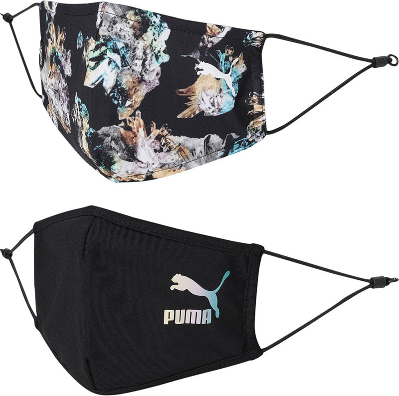 PUMA Crystal Galaxy Face Mask 5431601 Cloth Mask With Melt Blown Fabric Layer(Multicolor, L, Pack of 2)