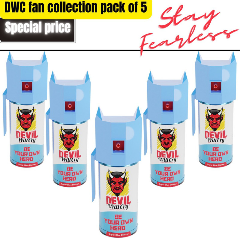 Devil Will Cry DEVIL WILL CRY strongest black pepper spray tool Pepper Fogger Spray