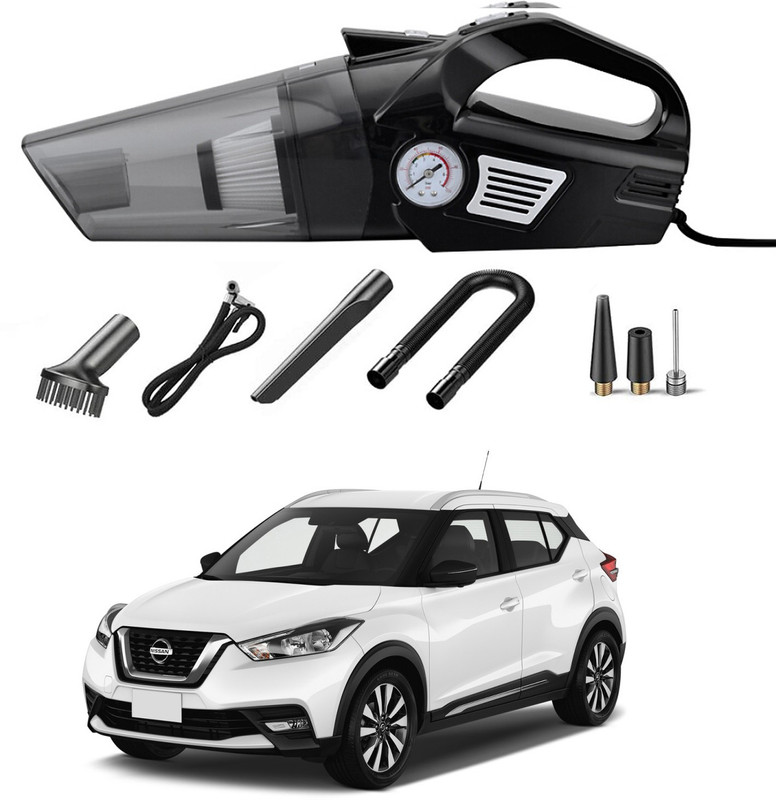 Oshotto 3 in 1 100W YD-578J Vacuum Cleaner Cum Tyre Inflator for Nissan Kicks Car Vacuum Cleaner(Black)