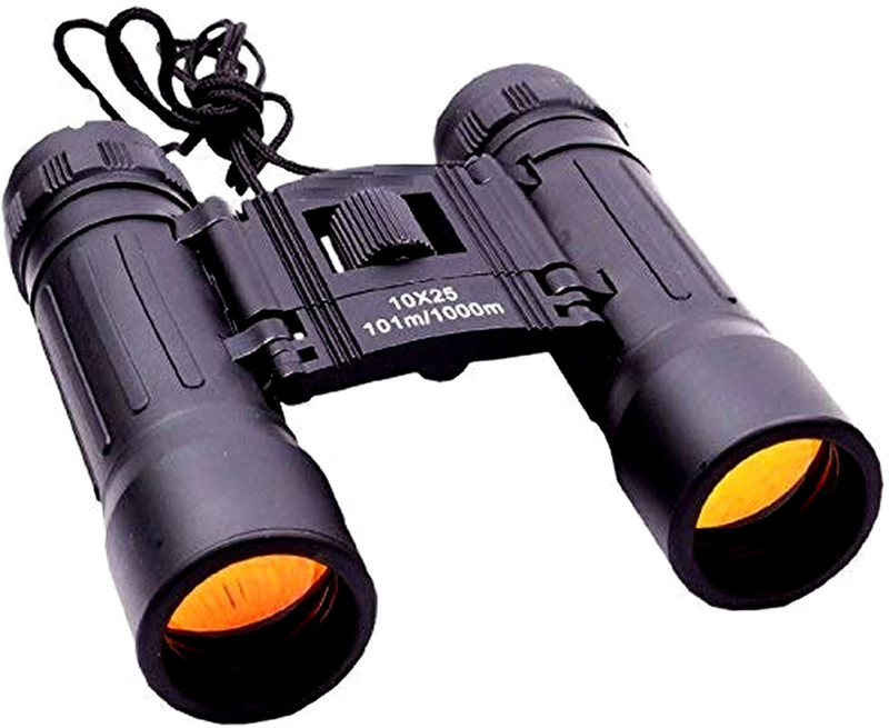 SellRider Dual Focus Optics 10X25Prism Binocular HD Powerful Lens 10X Zoom For Tour Binoculars(25 mm , Black)