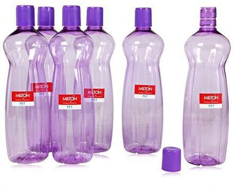 MILTON pacific 1000 ml PET Bottle(Pack of 6, Purple)