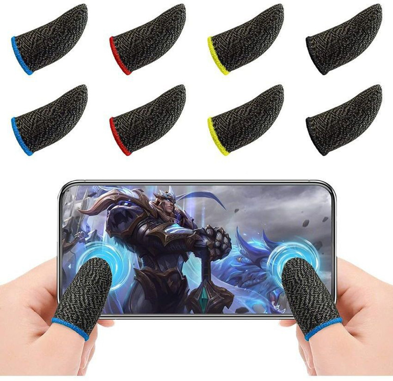 GPQ STORE GAMING FINGER SLEEVE 8 PAIR ) PIC OF 16 , SLEEVES Finger Sleeve(Pack of 16)
