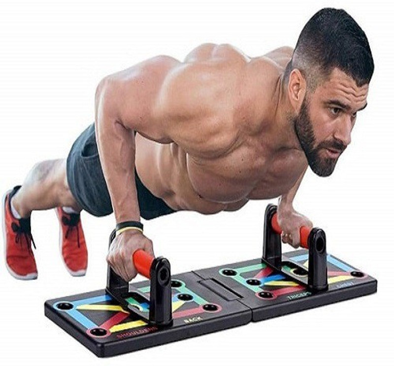 GURU JI Push-up Board 21 Balance Disc Fitness Balance Board(Multicolor)