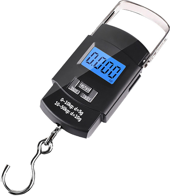 Kelo Weight Machine 50Kg- small luggage weight machine 162/KKaj Weighing Scale(Black)