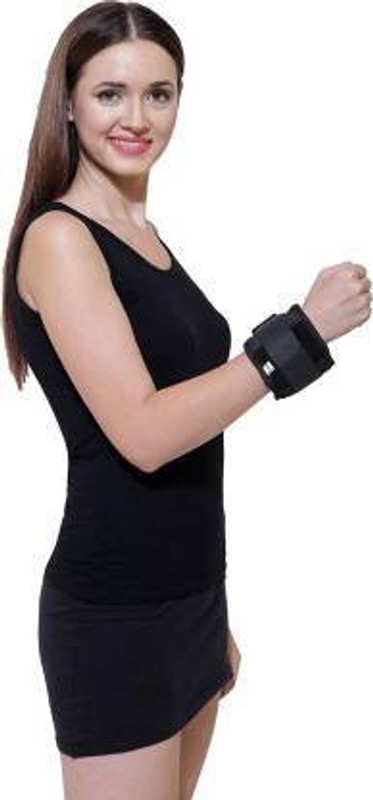 heaven feel Weight Cuffs 2kg Ankle & Wrist SupportElbow & Ankle Support (Black) Black Ankle & Wrist Weight(2 kg)
