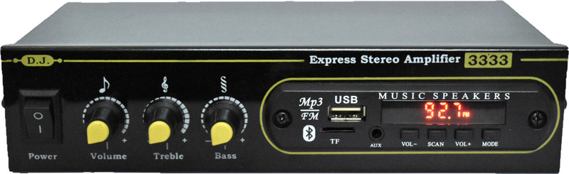 Disco Jhankar ExpressMusic 3333 (2022) 20 W AV Power Amplifier(Black)