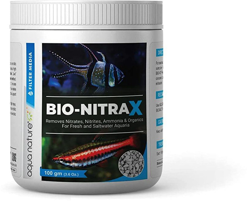 Aquanature Bio-NitraX Biological Filter Media Remove Nitrates(100g) Magnetic Aquarium Cleaner