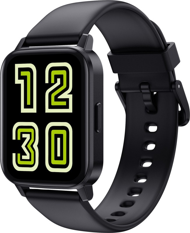 DIZO Watch 2 Sports (by realme TechLife)(Black Strap, Free Size)