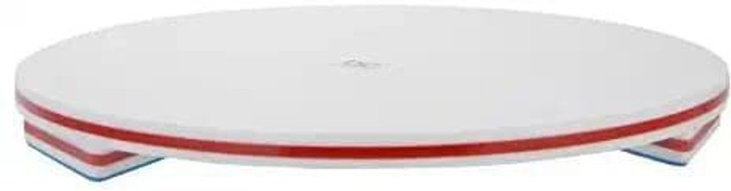 BARCROCK Acrylic Chakla & Chapati making Rolling Board for Kitchen, White Red Board(White, Red, Pack of 1)