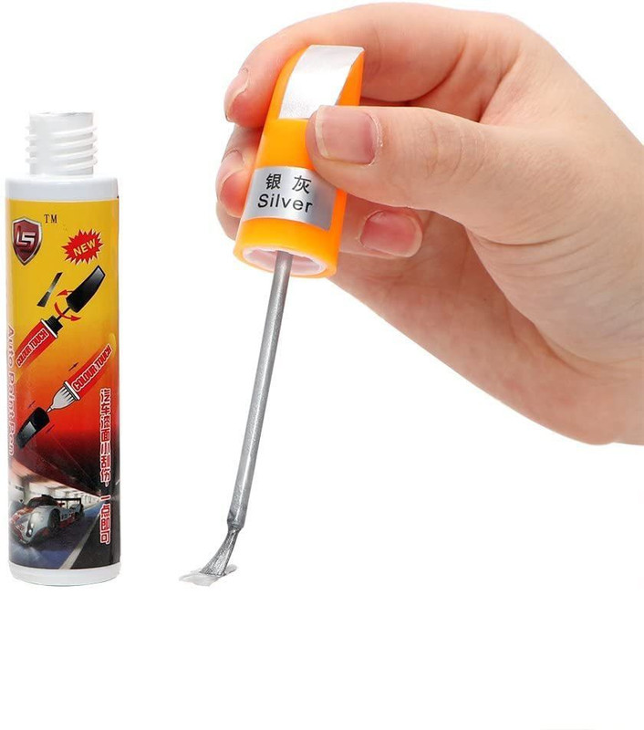 CarPaintWhite Car Scratch Remover Pen Silver Waterproof Car Scratch Repair Car Body Filler Putty