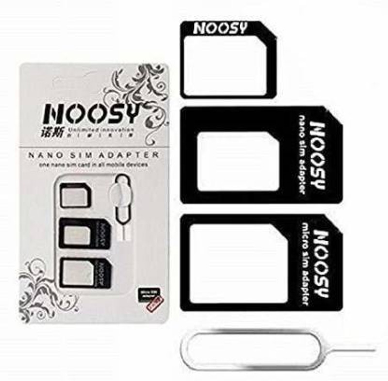 SANNO WORLD 4-in-1 Nano Sim Card Adapter with Ejector Pin Sim Adapter