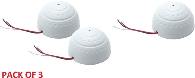 TEQGO (PACK OF 3)CCTV Security Surveillance Microphone Audio Input High Sensitive DVRs Camera Microphone