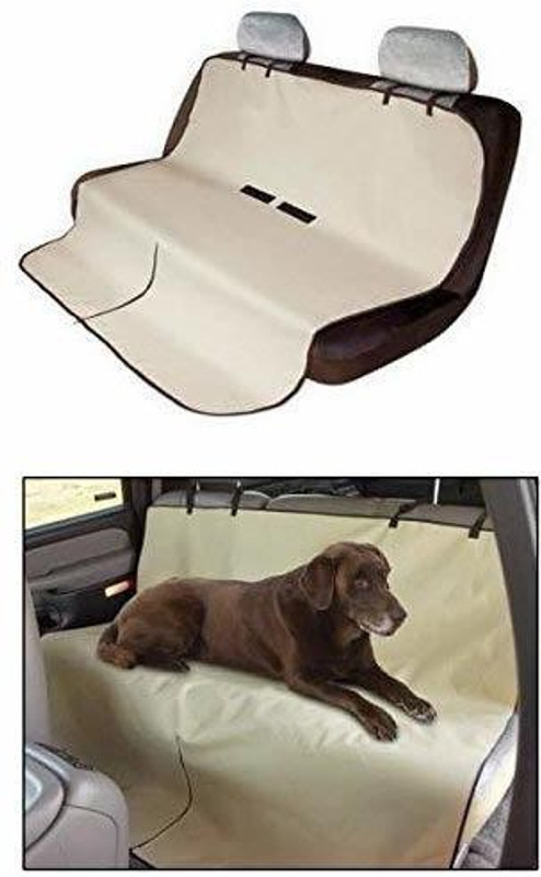 DDBOXEN Waterproof Car Back Bench Seat Cover Bench Pet Seat Cover(Black Waterproof)