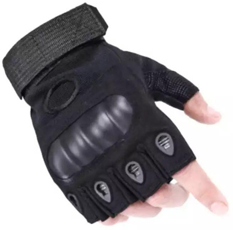 Friendskart Half Finger Gloves for Sports ,Cycling , Motorcycle Riding, Gym Gloves Gym & Fitness Gloves(Green)