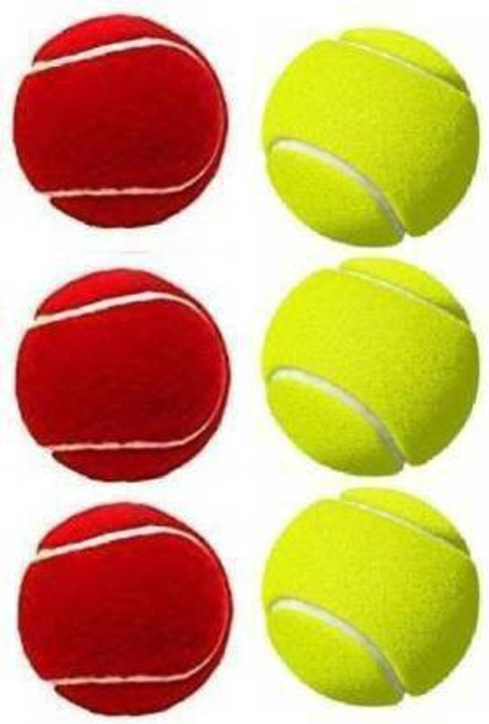 Dinetic WOOLEN TENNIS BALL SET Tennis Ball(Standard, Pack of 6)
