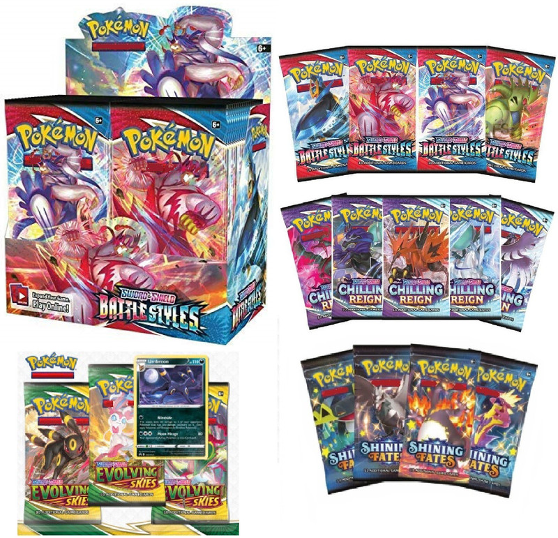 Bestie Toys Pokemon Cards Basic Ex Gx Booster Cards Mix Edition Cards (20 Pack)(Multicolor)