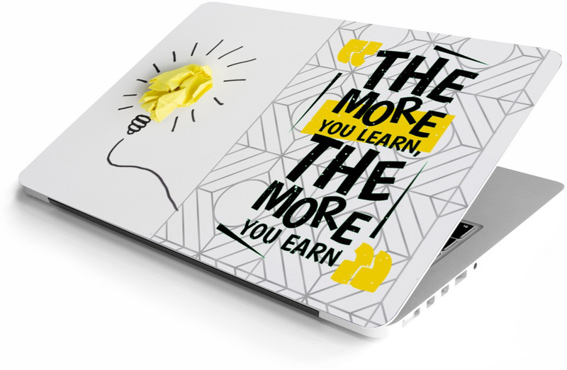 NoWorries Motivational laptop sticker-Bubble free- 15.6/14inch laptop skin Size-11x16inch VINYL Laptop Skin Compatible for 15.6 inch(Theme: Illustrations, Typography, Graffiti, Patterns)