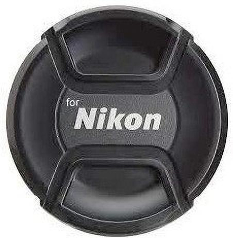 MILLETS Branded Replacement Center Pinch Lens Cap Cover 55mm for D5600, Lens Cap(Black, 55 mm)