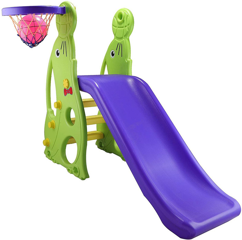 FLIPZON Baby Slide - Garden Slide in Dolphin Shape - Unbreakable Plastic, Indoor-Outdoor(Multicolor)