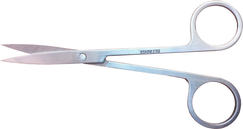 Fateh MEDICAL USE STEEL SCISSOR( PACK OF 1) Scissors(Set of 1, Silver)