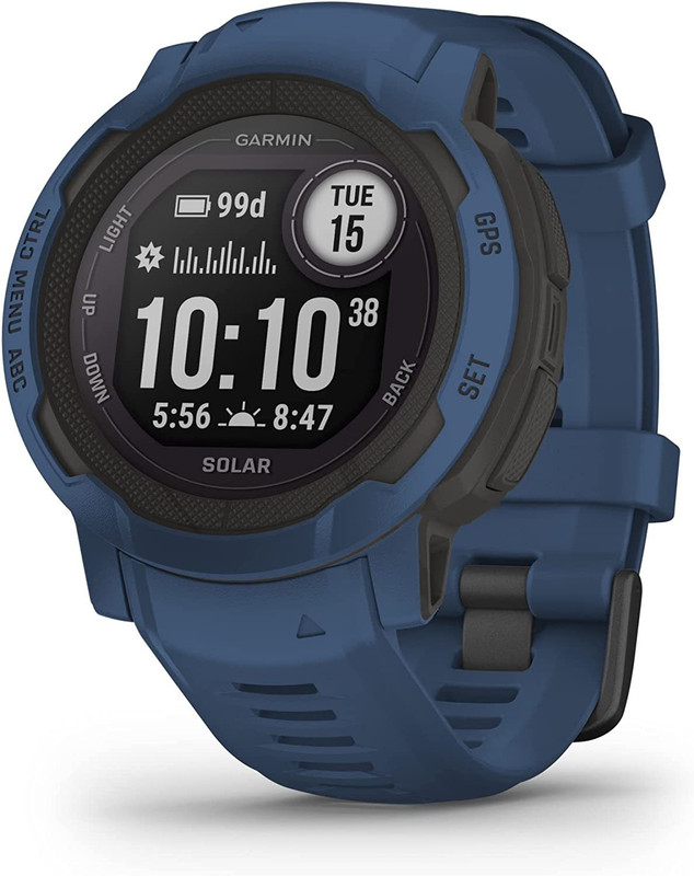 GARMIN Instinct 2 Solar, Rugged Outdoor SmartWatch, Multi GNSS, Tracback Routing Smartwatch