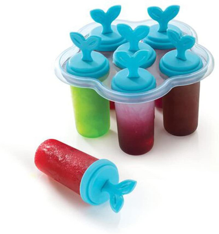 Manvyu 123 Ice Cream Candy Maker, Kulfi Maker Home-Made Mould Tray with Stick 1 L Compact Refrigerator(Multicolor)