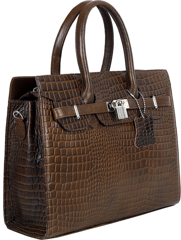 RICHSIGN LEATHER ACCESSORRIES Women Green Satchel