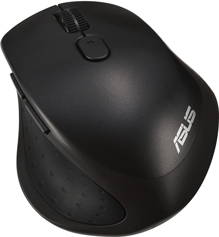 ASUS MW203 Wireless Ambidextrous Optical Mouse Multi-Device (3 Device), Ergonomic, Silent Clicks, Adj. Upto 2400 dpi(Black)