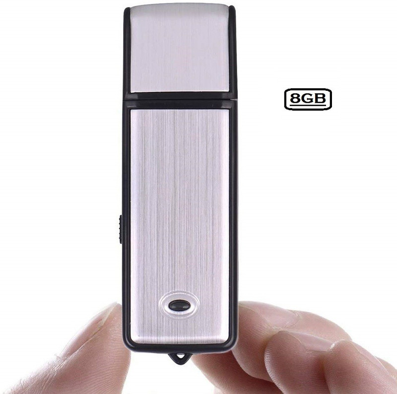 Bzrqx Spy Digital Hidden Audio Voice Recorder 8GB Pen Drive with HD Voice Recording 8 GB Voice Recorder(1.5 inch Display)