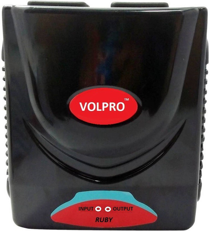 VOLPRO UPTO 32'inch LED / LCD / SMART TV VOLTAGE STABILIZER ( MV-06 )(Black)