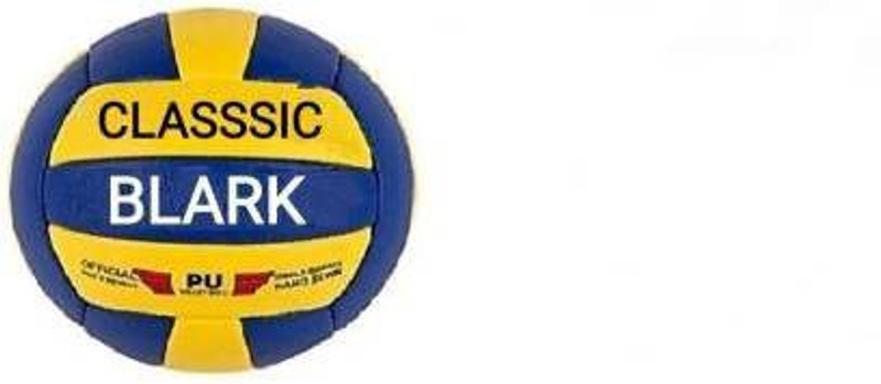 Dinetic CLASSIC VOLLEYBALL 13 PU MATERIAL YELLOW BLUE WITH NEEDLE PIN Volleyball - Size: 4(Standard, Pack of 1)