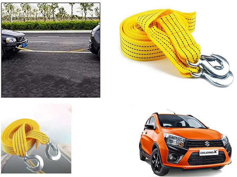 Automotive Prist Multipurpose Nylon Strong Car Auto Tow Rope For Maruti Suzuki Celerio X 4 m Towing Cable(Nylon, 3000 kg Pull Capacity)