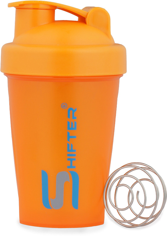 SHIFTER GYM SHAKER BOTTLE BPE FREE FOR PRE WORKOUT AND BCAA SMALL 400ML 400 ml PET Shaker(Pack of 1, Pink)