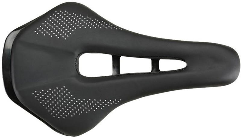 FASTPED Universal streamlined saddle with PU Leather Surface for cycling Saddle Cover Free Size(Black)
